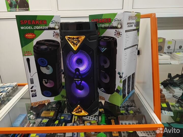 Мощная и большая колонка, новая