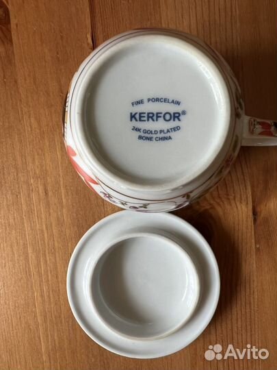 Чашки с блюдцами форфор лфз 2шт