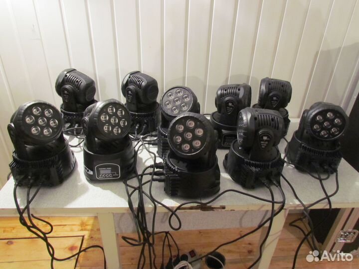 Вращающиеся светодиодные головы Wash 7*12w новые