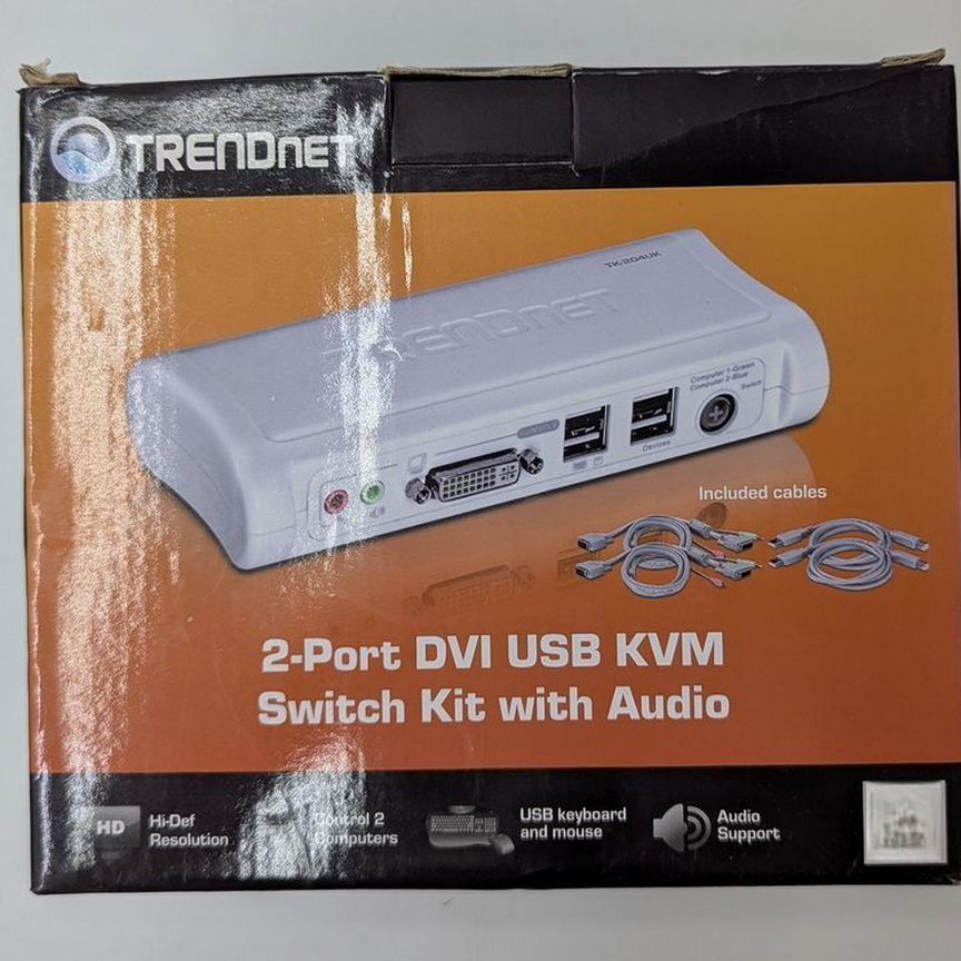 [TK-204UK] Kvm Переключатель Trendnet