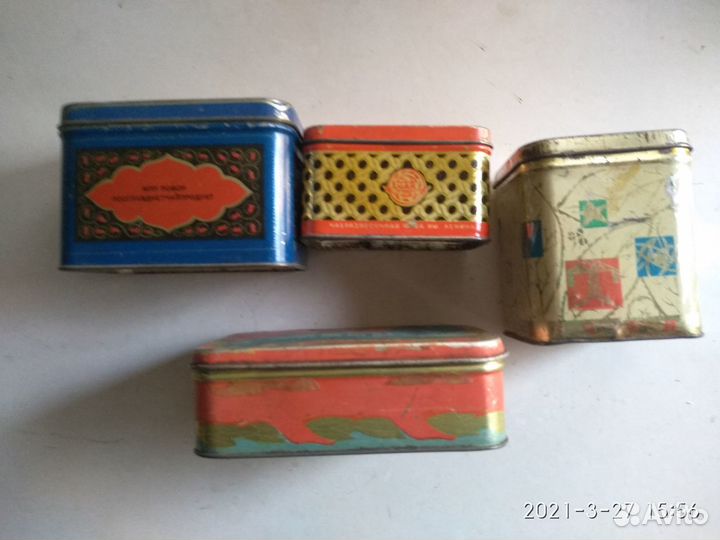 Банка времён СССР(икра-чай)