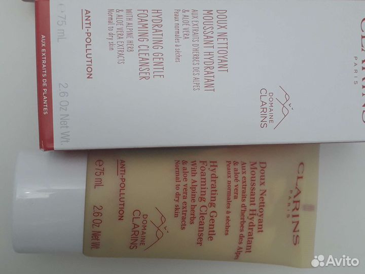 Косметика Clarins очищение/уход