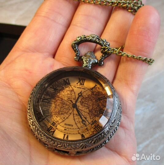 Часы Морской стиль карманные с цепочкой