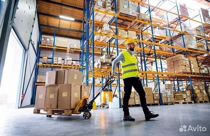 Грузчик работа на рохле(тележка)без опыта (смена 9
