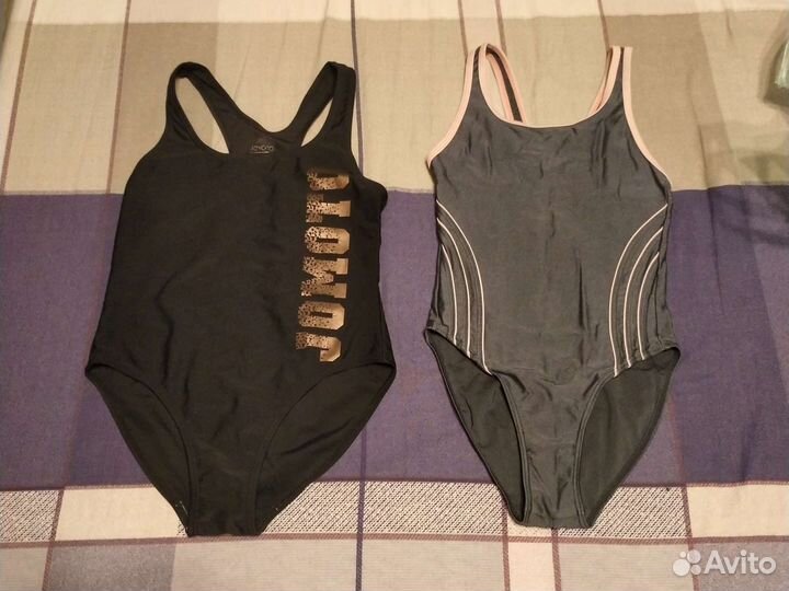 Купальники в бассейн на 6-10л.,тапочки-сланцы