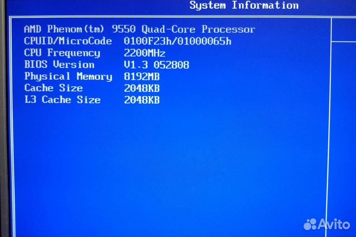 Материнская плата +4ядра +8Гб