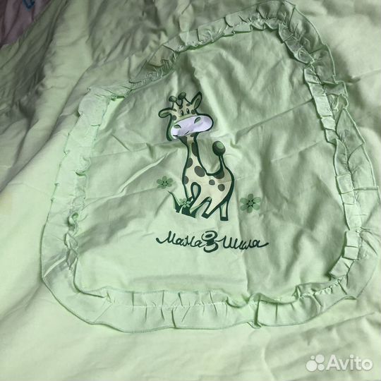 Матрас к детской кроватке и комплект белья