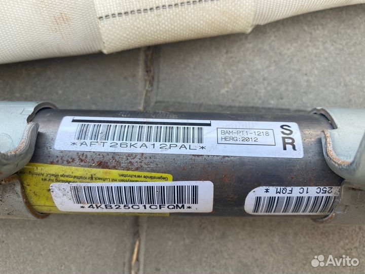 Подушка безопасности (Airbag) правая Toyota Rav 4