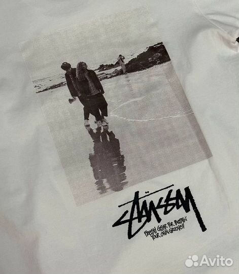 Футболка Stussy Low Tide White оригинал