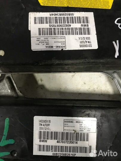 Ремни безопасности, преднатяжители, боковые подушк