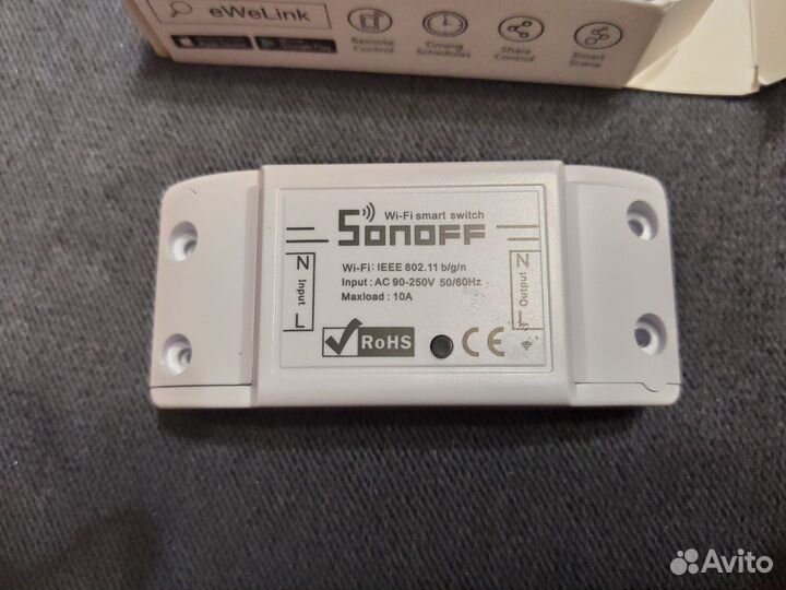 Умный WI-FI выключатель Sonoff basic