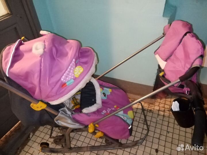 Санки коляска ника