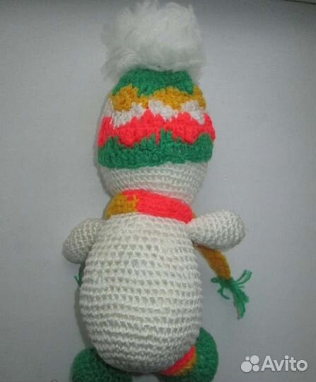 Снеговик. мягкая игрушка СССР. ручная работа