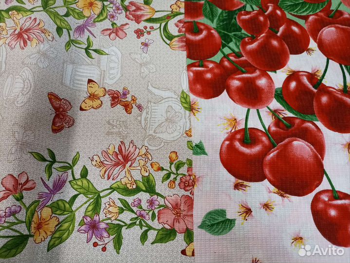 Полотенечная ткань. Ширина 50 см. Отрезы