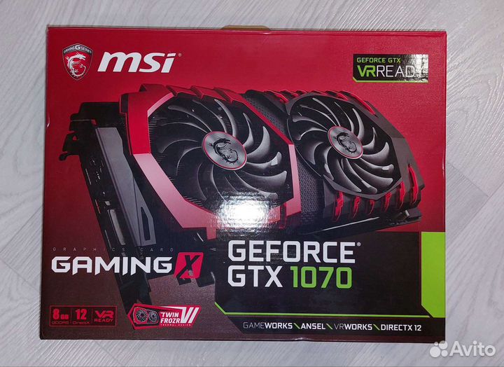 Видеокарта gtx 1070 8gb