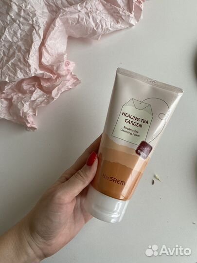 Пенка для умывания с чаем ройбуш The Saem Корея