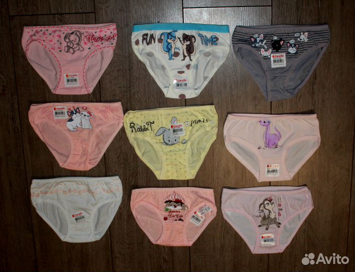 Нижнее белье для девочек. Новое