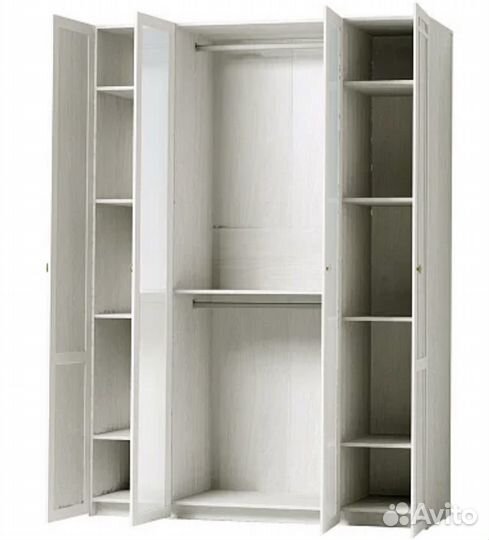 Шкаф 4х створчатый с зеркалом