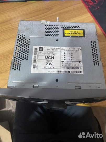 Магнитола opel astra h