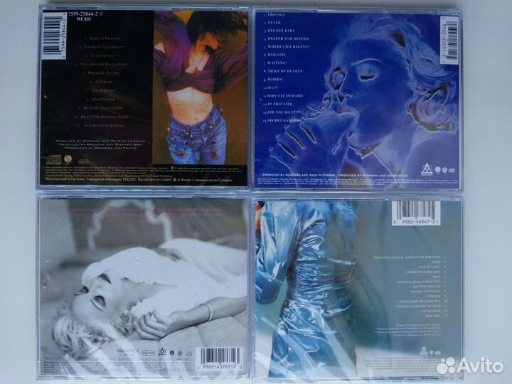 CD диски Madonna, Mylène Farmer