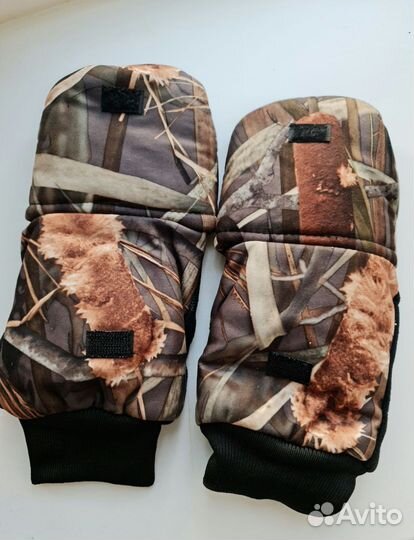 Варежки зимние для рыбалки