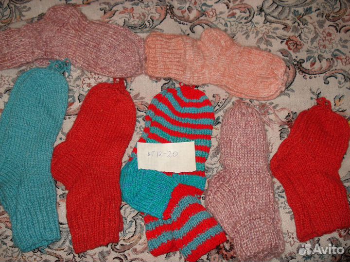 Носки теплые ручная работа