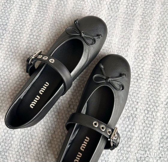 Балетки женские miu miu