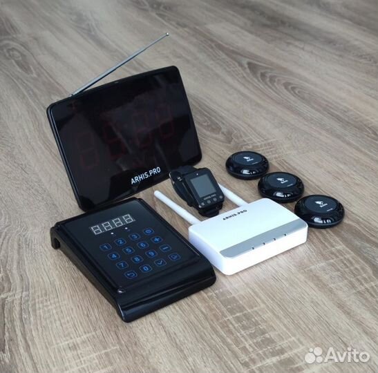 Кнопка вызова официанта,часы, табло, пульт, репите