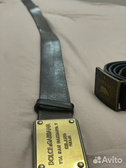 Мужской кожанный ремень