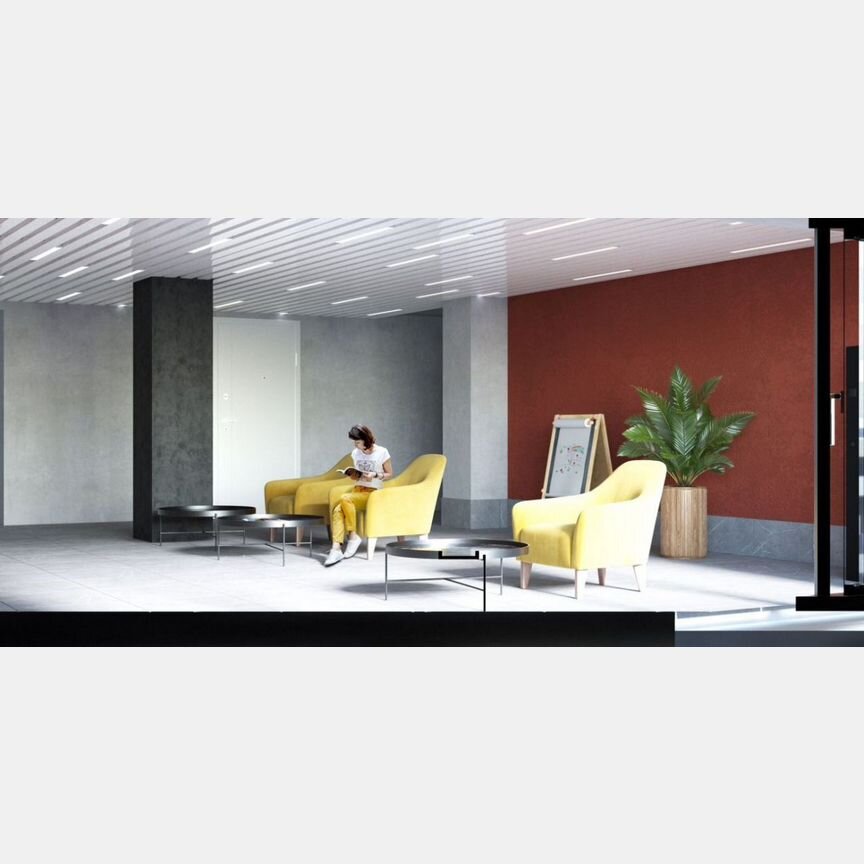 1-к. апартаменты, 34,1 м², 1/5 эт.