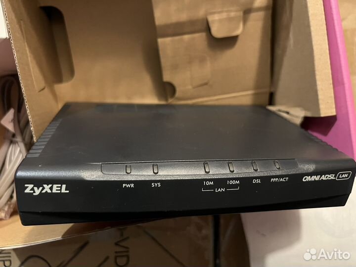 Модем zyxel omni adsl LAN EE