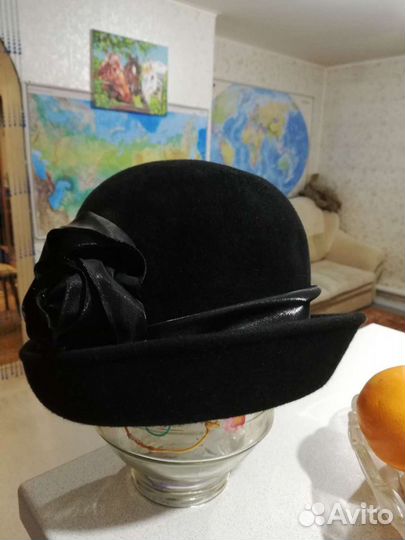 Шляпа фетровая женская