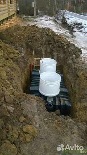 Установка септика под ключ