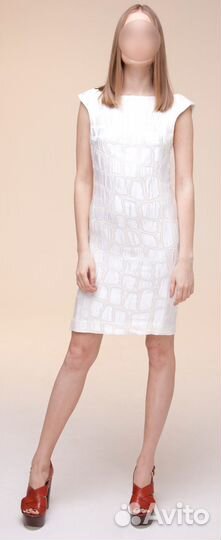 Белое короткое свадебное платье S (42)