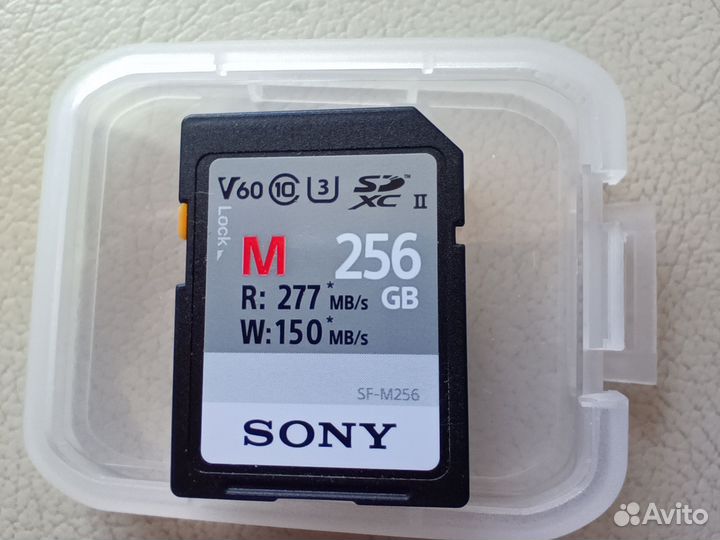 Карта памяти sony sdxc UHS- SF-M256/T2