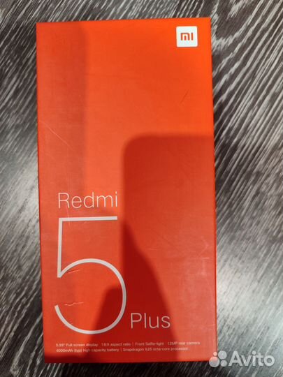 Xiaomi Redmi 5 Plus, 3/32 ГБ