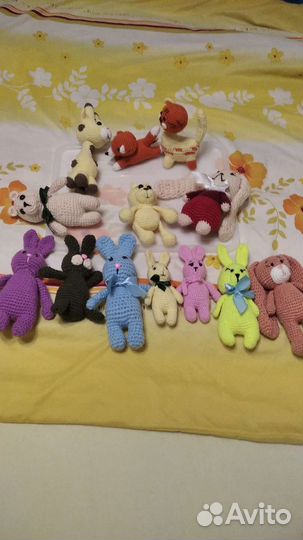Мягкие игрушки вязаные крючком