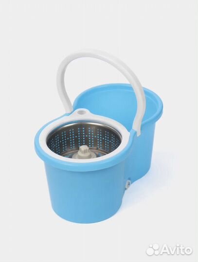 Швабра с ведром и металлическим отжимом