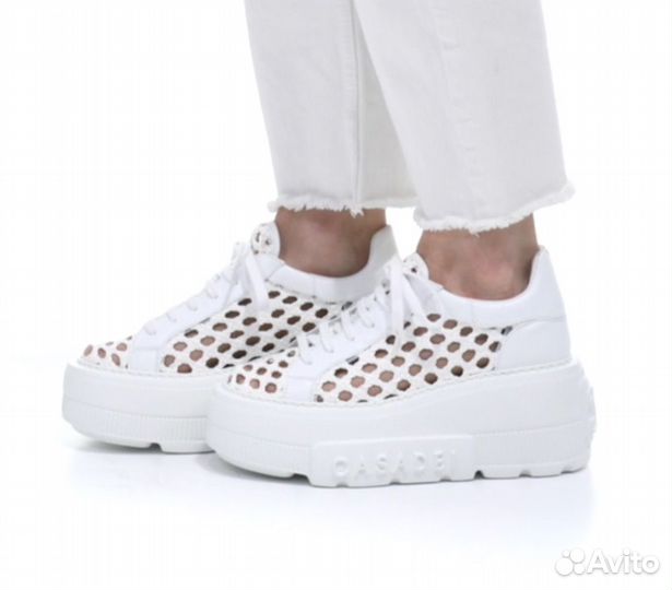 Кеды кроссовки белые 39 casadei Италия