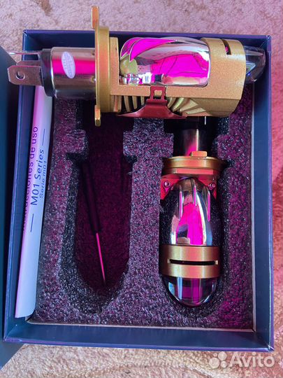 Линзованные лампы h4