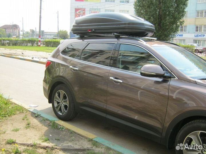 Багажник бокс на крышу Hyundai Santa Fe (2012)