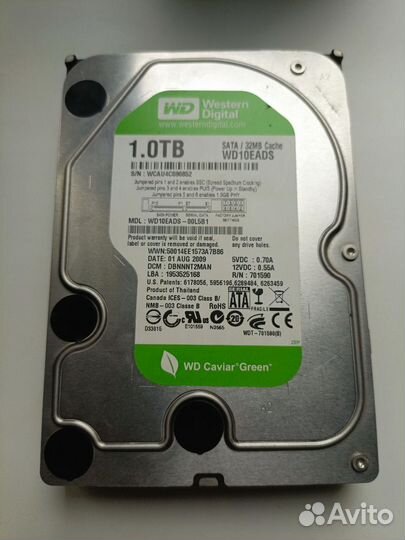 HDD Western Digital 1TB(2009) /HDD WD (2014)