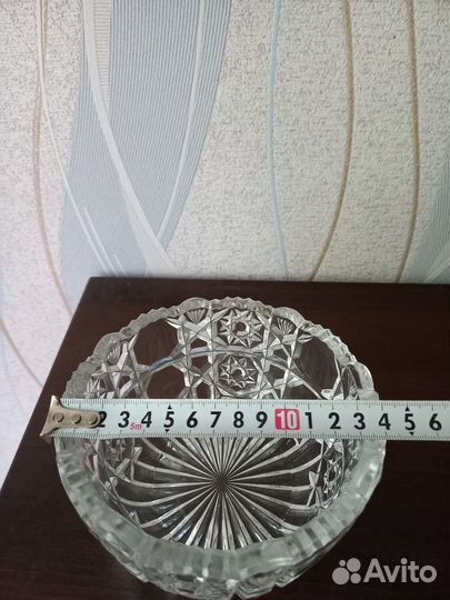 Салатник хрустальный СССР