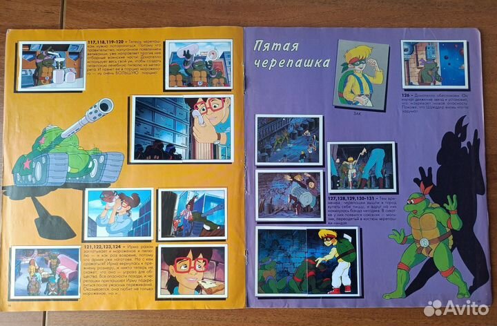 Альбом для наклеек panini черепашки ниндзя