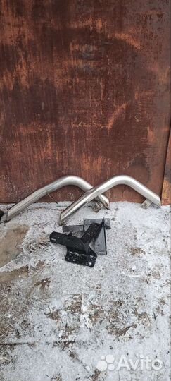 Защита заднего бампера land cruiser 200