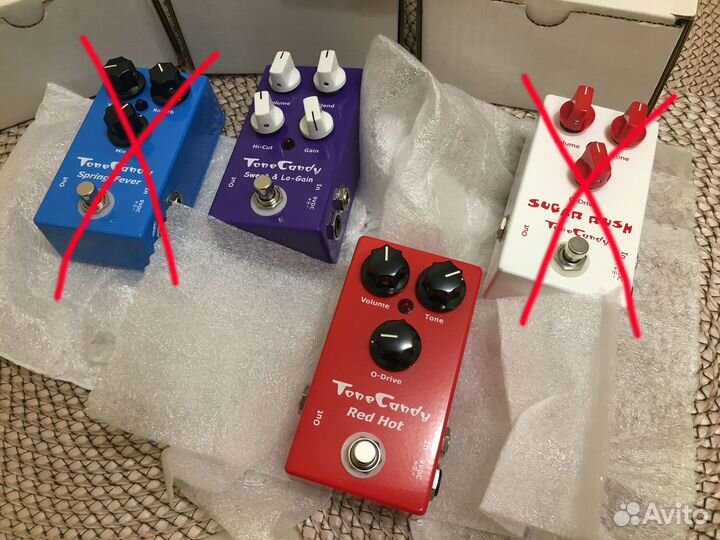 Гитарные педали эффектов, список внутри