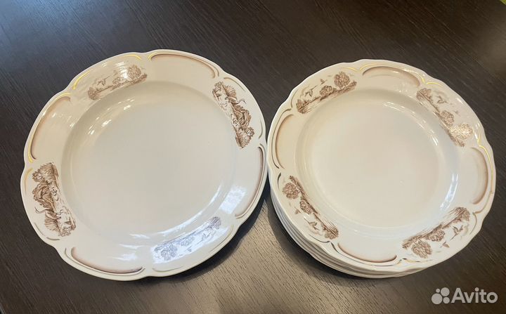 Набор тарелок,Барановский фарфоровый завод,СССР