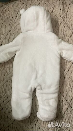 Комбинезон для новорожденных плюшевый Сarrot