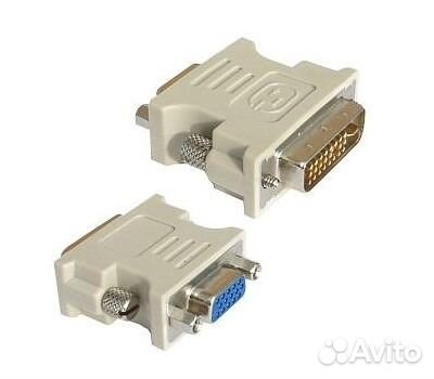 Переходник с DVI (I) 24+5 контакта - VGA стандарт