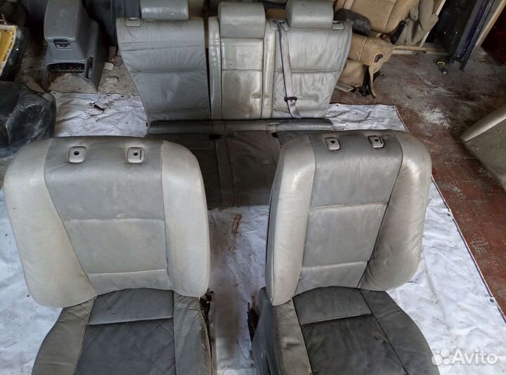 BMW X5 E53 салон сиденья кожаные